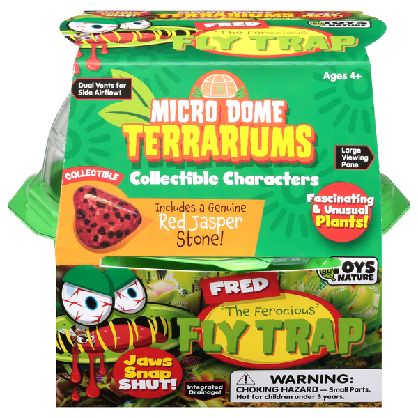 Toys By Nature Micro Dome Terrariums Fred the Ferocious Fly Trap