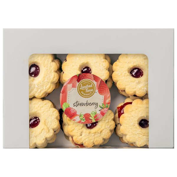 Limited Time Originals Strawberry Filled Shortbread Cookies