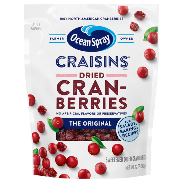 Ocean Spray Craisins Original Dried Fruit Cranberries
