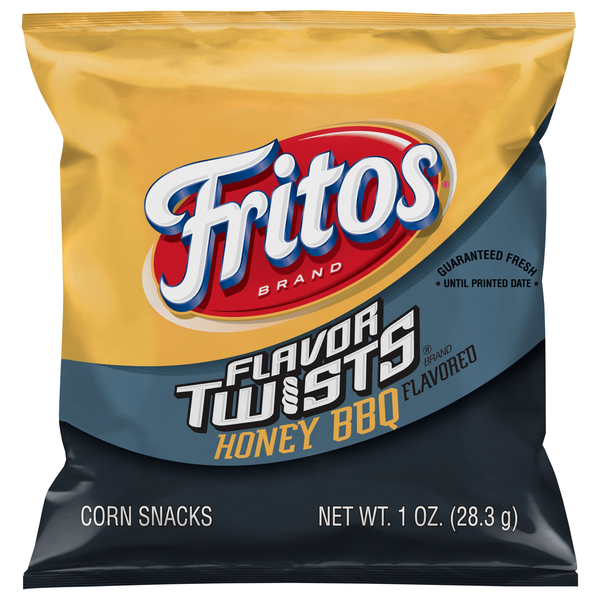 Fritos Flavor Twists Honey BBQ Flavored Corn Snacks