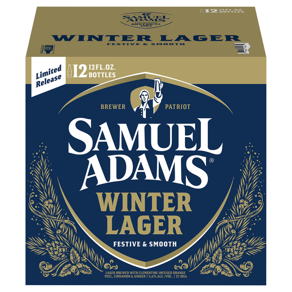 Samuel Adams Winter Lager Beer - 12 pk