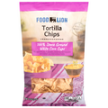 Food Lion White Corn Tortilla Chips Cups