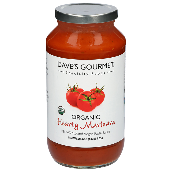 Dave's Gourmet Organic Hearty Marinara Pasta Sauce