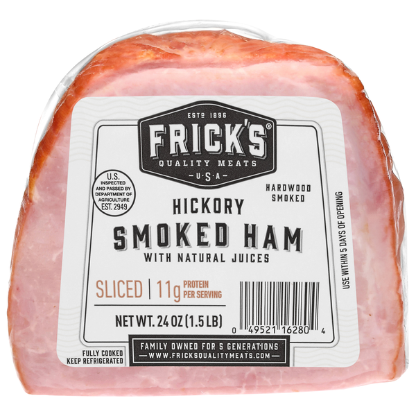 Frick's Deli Ham Hickory Smoked Sliced
