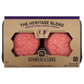 Schweid & Sons The Heritage Blend Ground Beef Burger Patties - 4 ct Fresh