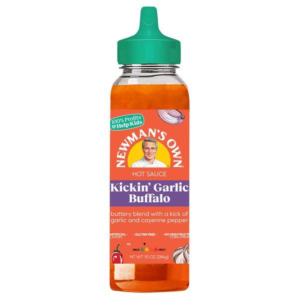 Newman's Own Gluten Free Kickin' Garlic Buffalo Hot Sauce