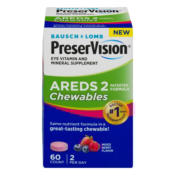 difference between preservision areds and areds2