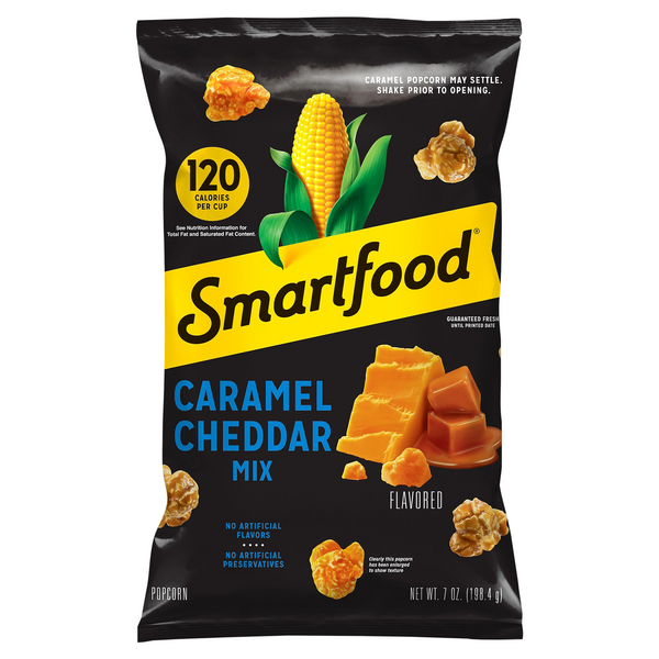 Save on Smartfood Popcorn Caramel & Cheddar Mix Order Online Delivery