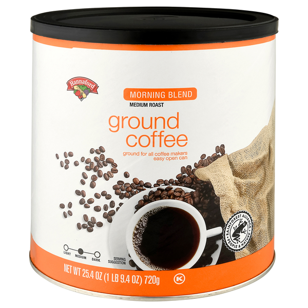 Hannaford Morning Blend Light Roast Ground Coffee