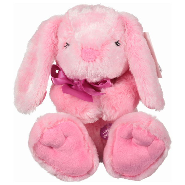 Smart Living 9 Inch Squeeze & Talk Easter Plush Pink Bunny