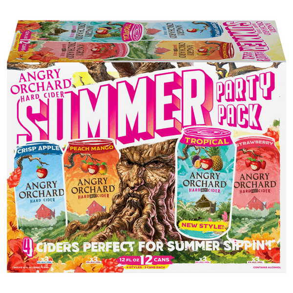 Save on Angry Orchard Hard Cider Summer Party Pack 12 pk Order Online