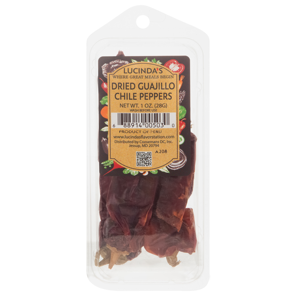 Lucinda's Dried Guajillo Chile Peppers