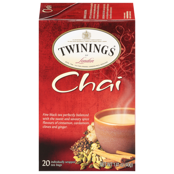 Save on Twinings of London Chai Tea Bags Order Online Delivery Stop