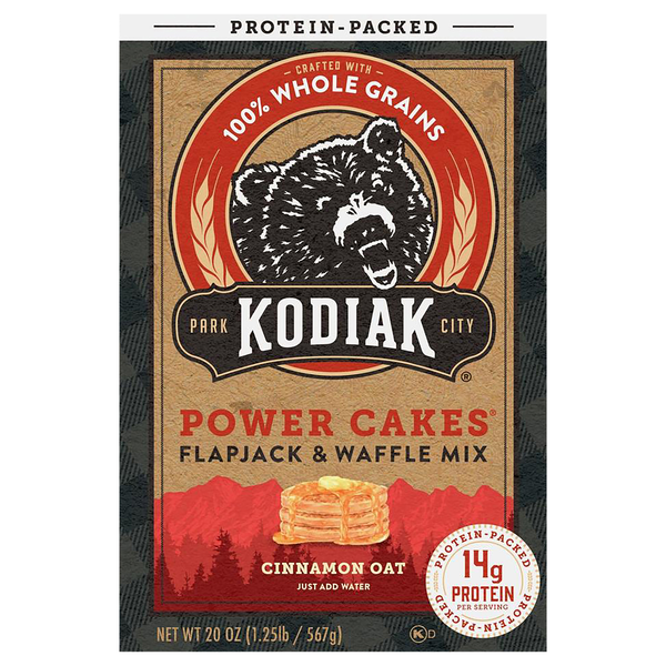 Kodiak Power Cakes Cinnamon Oat Protein Flapjack & Waffle Mix