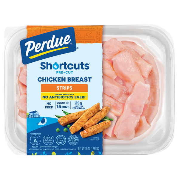 Perdue Fresh Cuts Boneless Skinless Chicken Breast Strips Fresh
