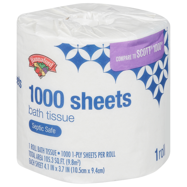 Hannaford 1-Ply Toilet Paper