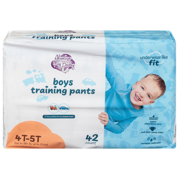 Always My Baby Boys 4T-5T Training Pants 38+ lb