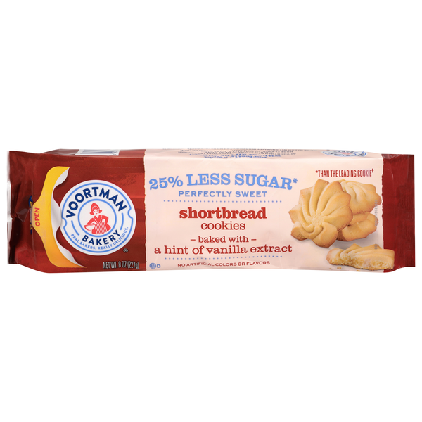Voortman 25% Less Sugar Shortbread Cookies