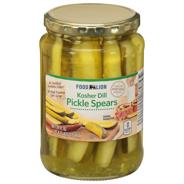 Food Lion Fresh Pack Kosher Dill Pickle Spears