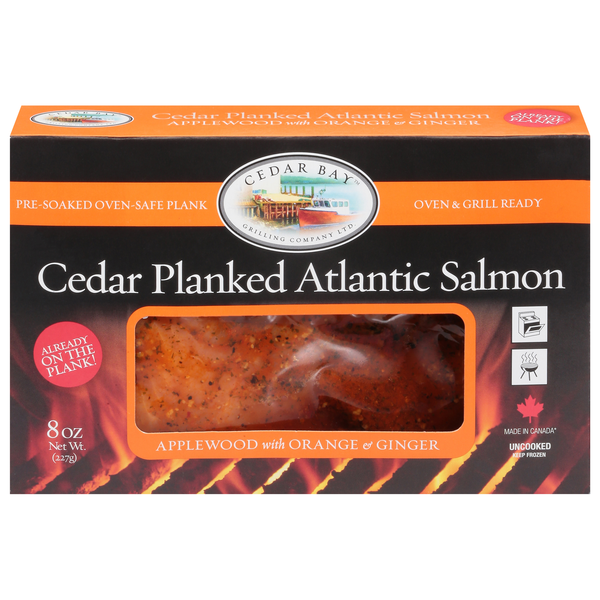 Cedar Bay Cedar Planked Applewood w/Orange & Ginger Atlantic Salmon Frozen
