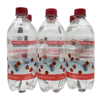 Hannaford Raspberry Sparkling Water - 6 pk