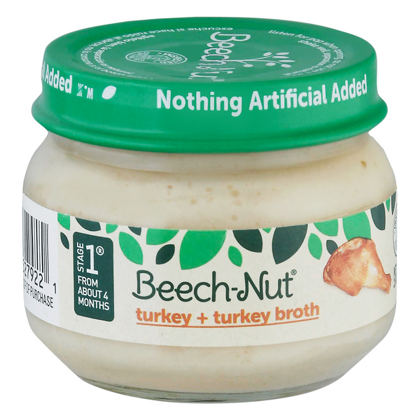 Save On Beech Nut Stage 1 Baby Food Turkey Turkey Broth Order Online 