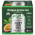 Just Ice Tea Organic Dragon Green Tea with Passionfruit - 4 pk