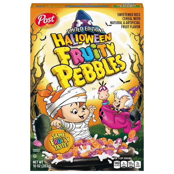 Fruity Pebbles Gluten Free Limited Edition Halloween Cereal