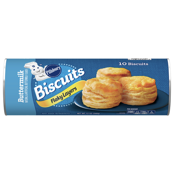 Pillsbury Flaky Layers Buttermilk Biscuits - 10 ct