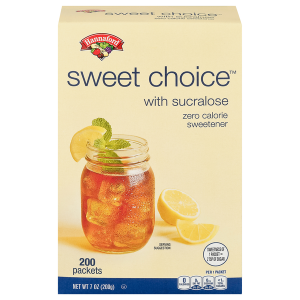 Hannaford Sweet Choice Zero Calorie Packets with Sucralose