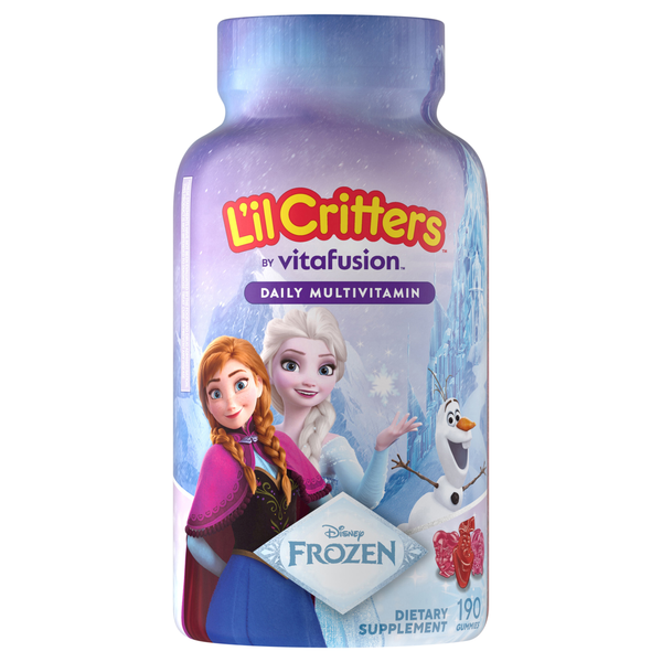 L'il Critters Disney Frozen Kids Daily Multivitamin Gummies