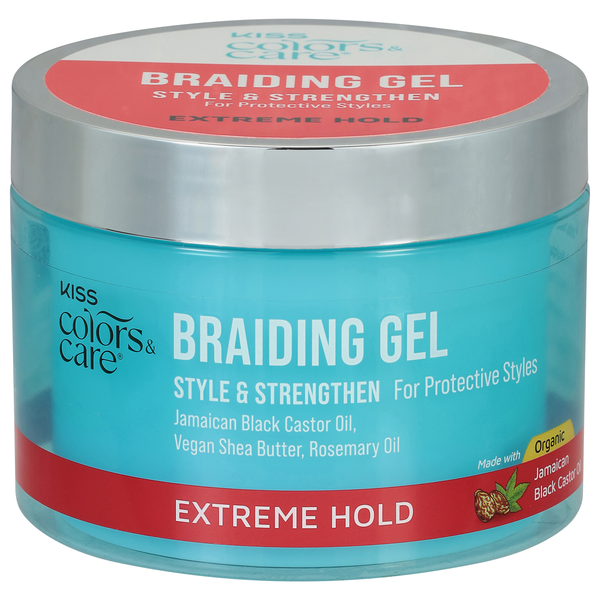 Kiss Colors & Care Extreme Hold Braiding Gel