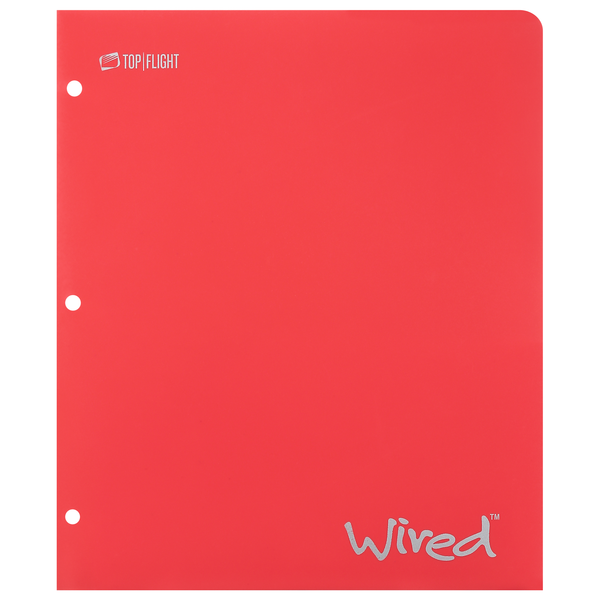 Top Flight Wired Portfolio Red