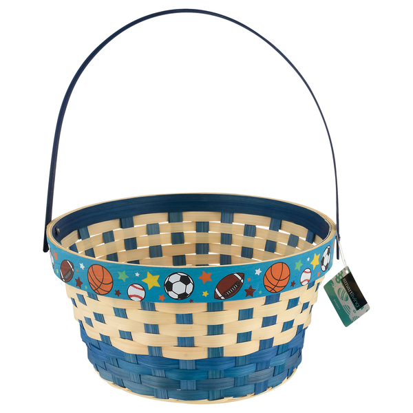 Smart Living Easter Basket Blue w/Sport Balls