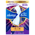 Always Radiant FlexFoam Size 4 Overnight Pads No Wings