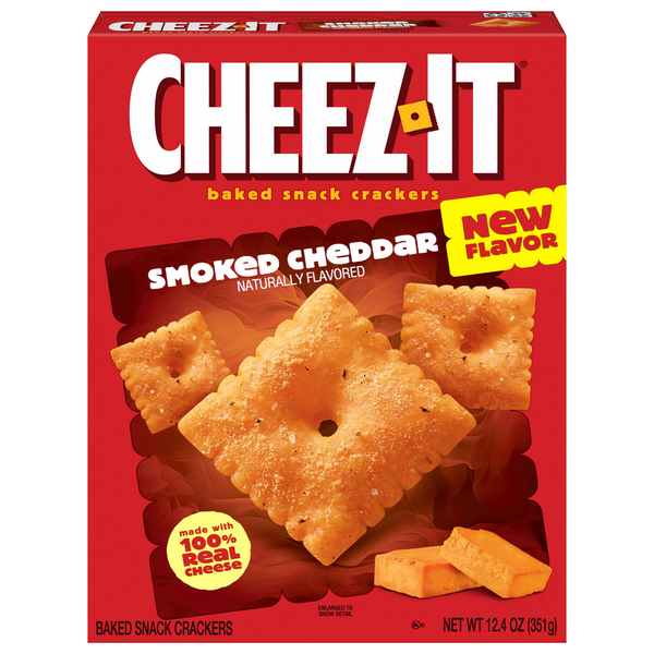 Cheez-It Smoked Cheddar Baked Snack Crackers