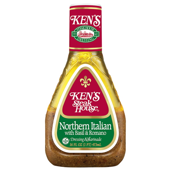 Ken's Steak House Northern Italian with Basil & Romano Dressing & Marinade
