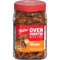 Fisher Oven Roasted Never Fried Mammoth Pecans with Sea Salt