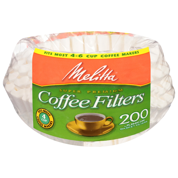 Melitta Super Premium Junior Basket Coffee Filters