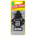 Little Trees Black Ice Car Air Fresheners - 3 ct