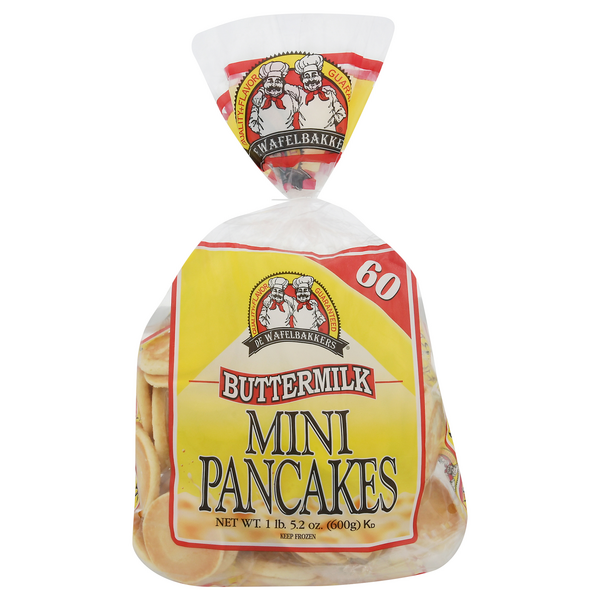 Save on De Wafelbakkers Mini Pancakes Buttermilk 60 ct Order Online
