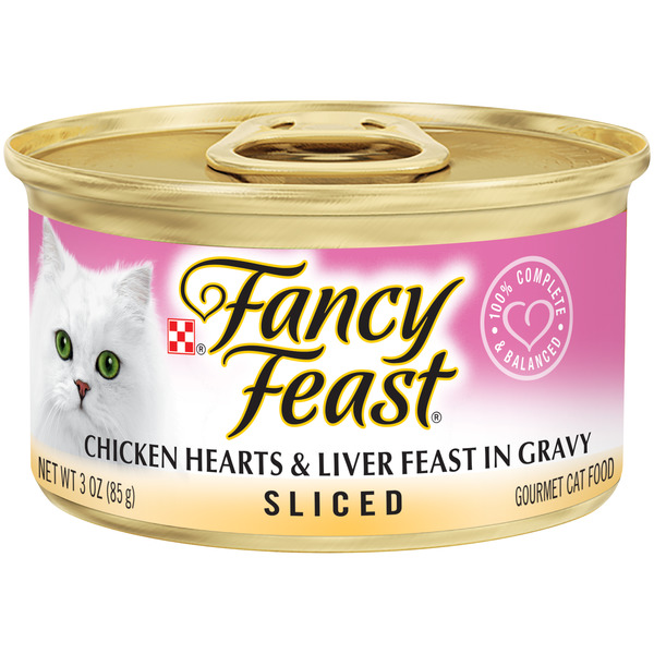 Save On Fancy Feast Wet Cat Food Sliced Chicken Hearts Liver Feast In Save On Fancy Feast Wet Cat Food Sliced Chicken Hearts Liver Feast In
