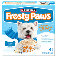 Purina Frosty Paws Vanilla Flavor Frozen Dog Treats - 4 ct