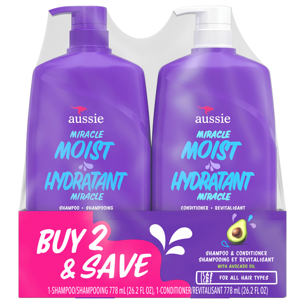 Aussie Miracle Moist Shampoo & Conditioner