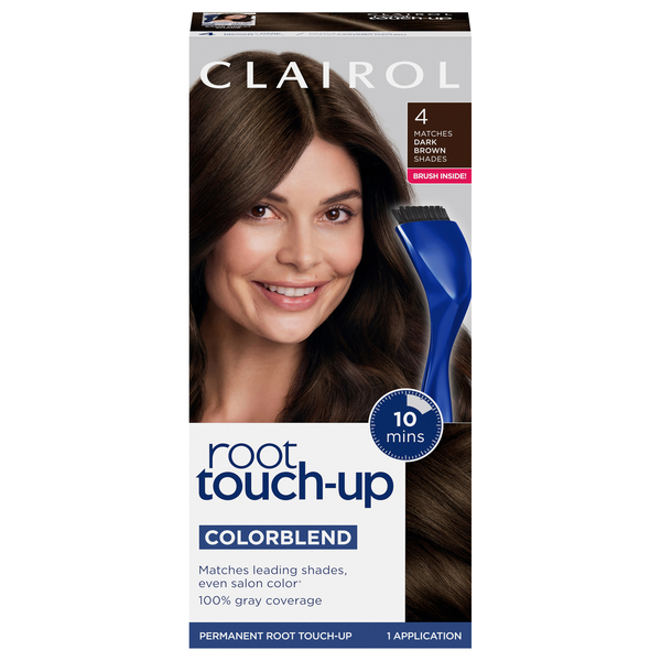 Clairol Nice 'n Easy Root Touch-Up Permanent Color Dark Brown 4