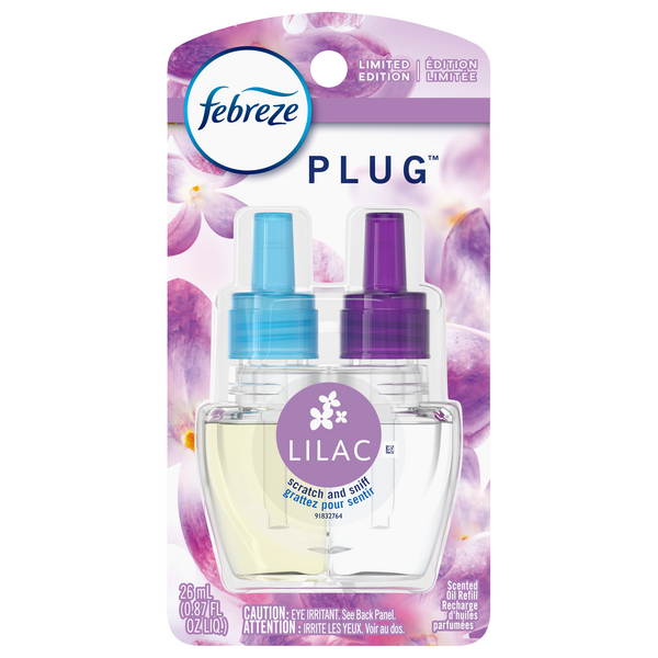 Save on Febreze Plug Scented Oil Refill Lilac Limited Edition Order