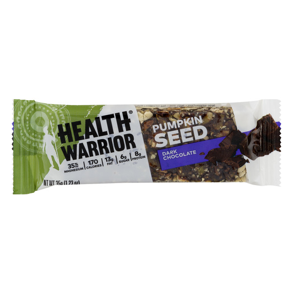 Save On Health Warrior Pumpkin Seed Nutrition Bar Dark Chocolate Order Online Delivery Giant