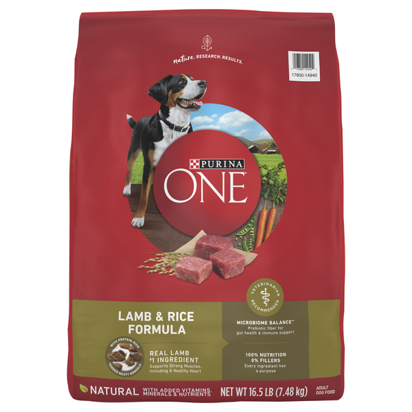 Purina ONE Natural Lamb & Rice Formula Adult Dry Dog Food