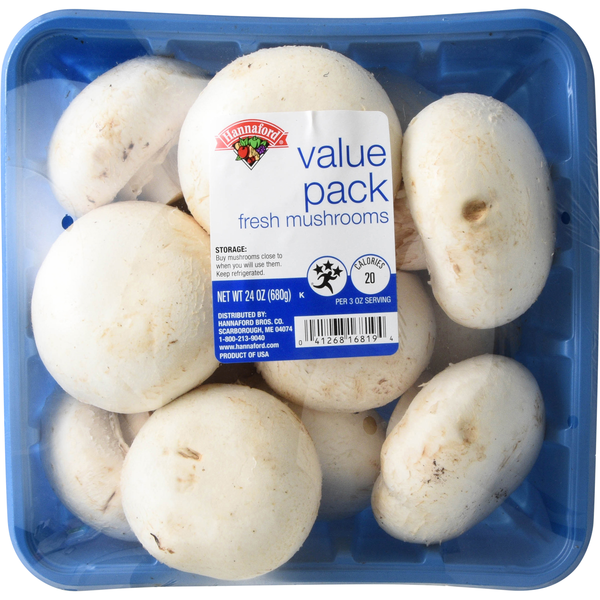 Hannaford Mushrooms Value Pack