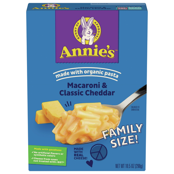 Annie's Organic Macaroni & Classic Cheddar Family Size